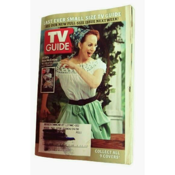 TV Guide Reba McEntire as Lucy Cover 2005 Last Issue Collectible Small Size VTG - Picture 1 of 9